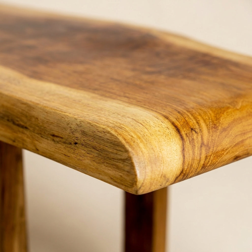 Saaj Solid Wood Long Bench – 4 Seater