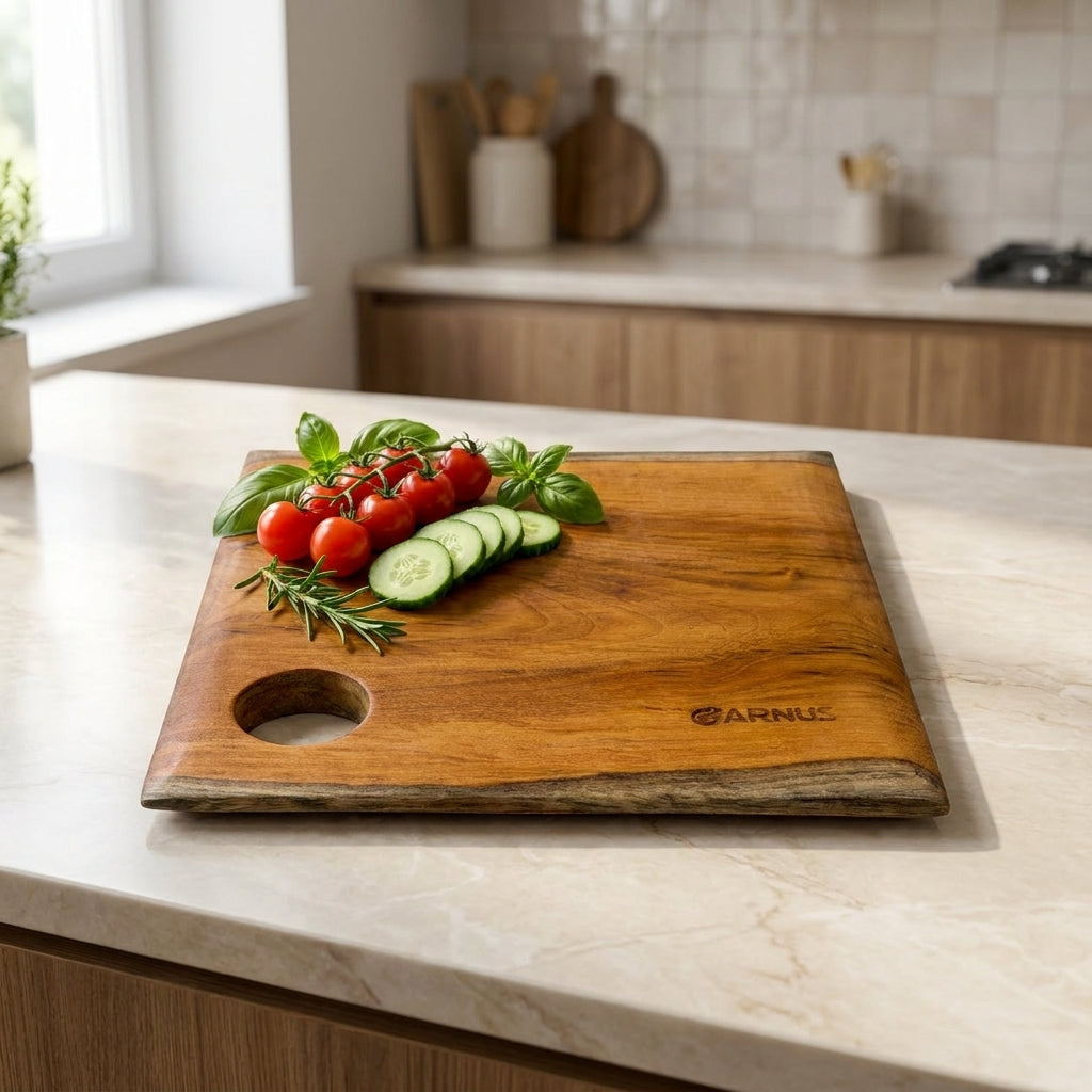 Organic Teak Wood Chopping Board