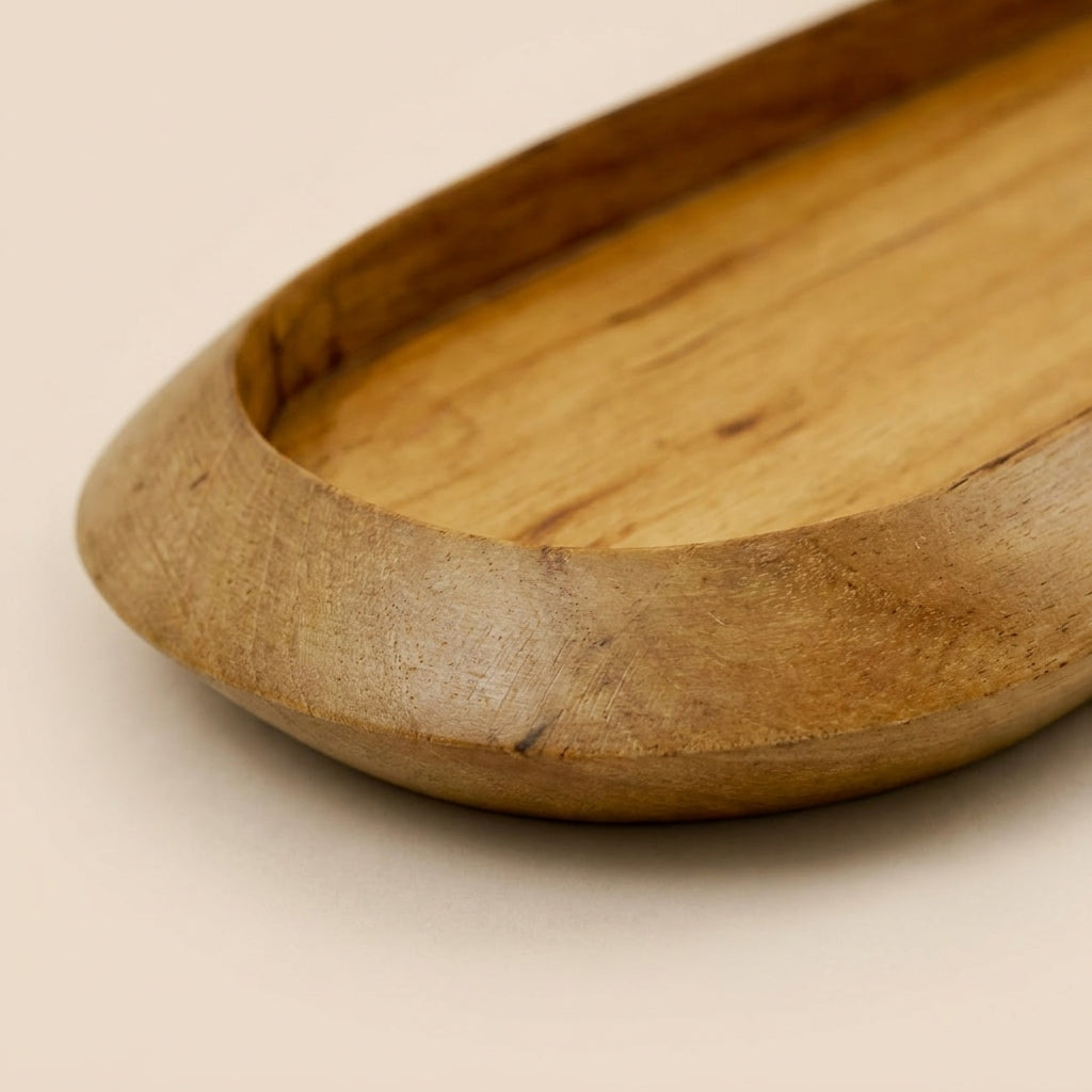 Wooden Desk Organiser Tray