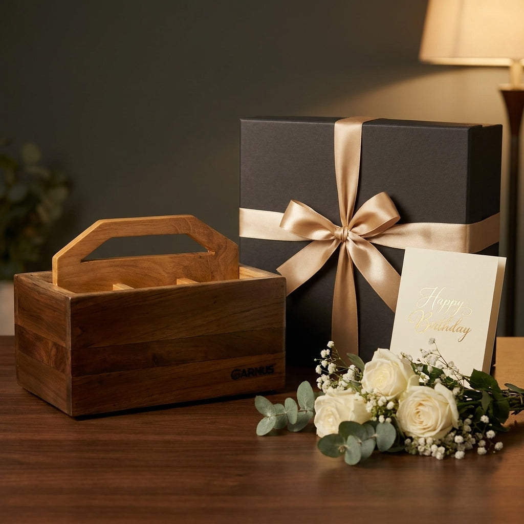 Wooden Multipurpose Organiser Box