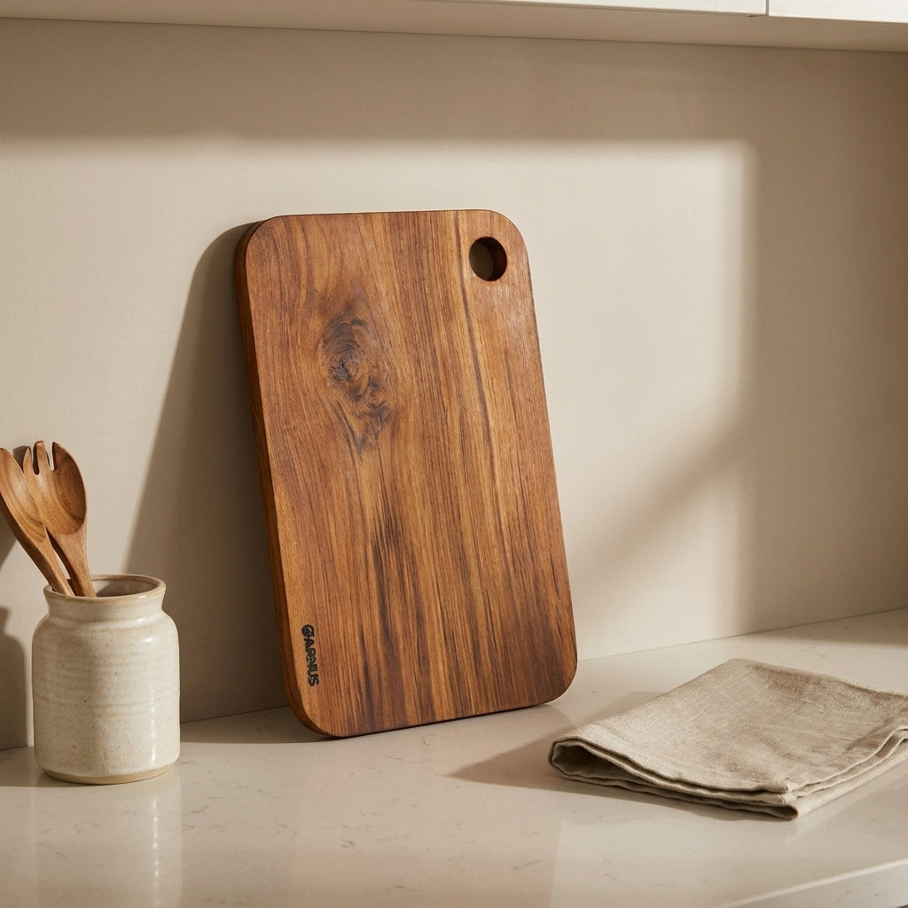 Teak Wood Rectangular Cutting Board