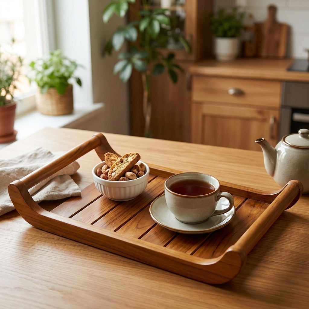 Wonder Teak Wood Tray