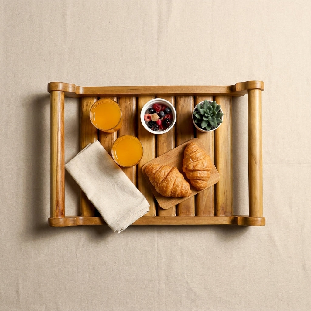 Classic Teak Wood Tray