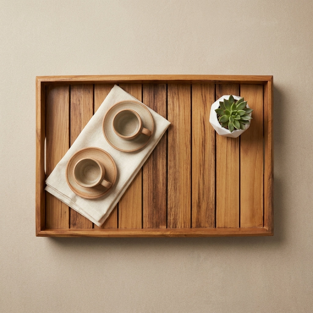 Era Teak Wood Serving Tray