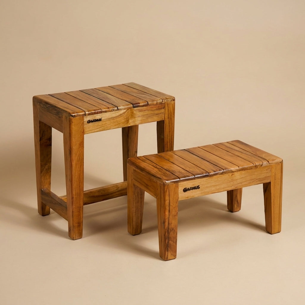 Premium Teak Wood Stool