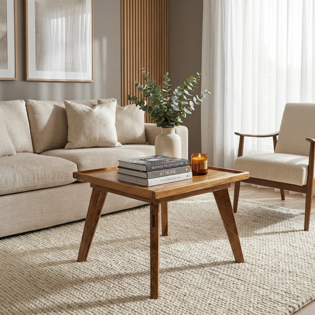 Wooden Coffee Table - Square