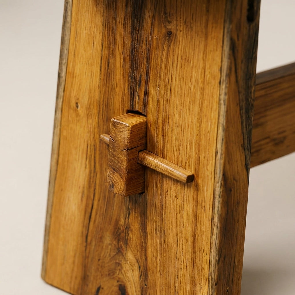 Taal Wooden Solid Bench - Medium