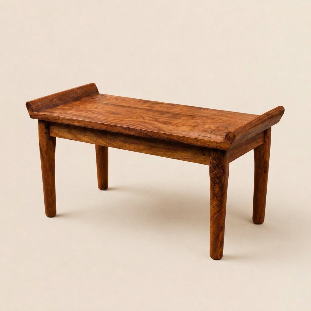 Uttarakhand Sheesham Wood Bench | 2-Seater