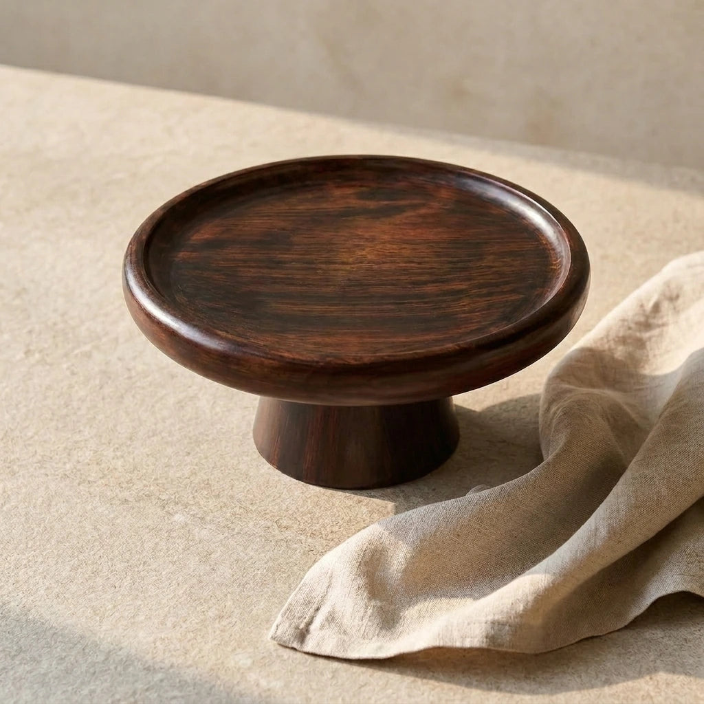 Premium Sheesham Wood Cake Stand
