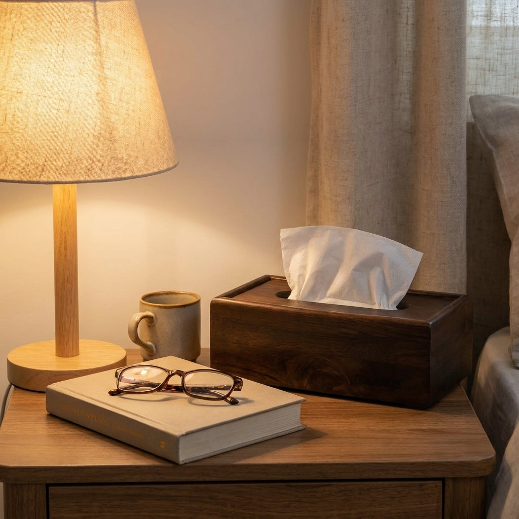 Wooden Tissue Box holder