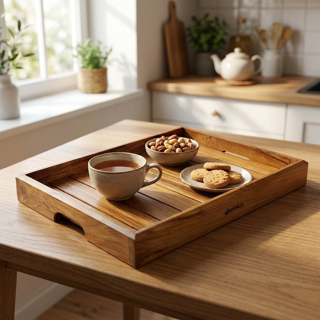 Era Teak Wood Serving Tray
