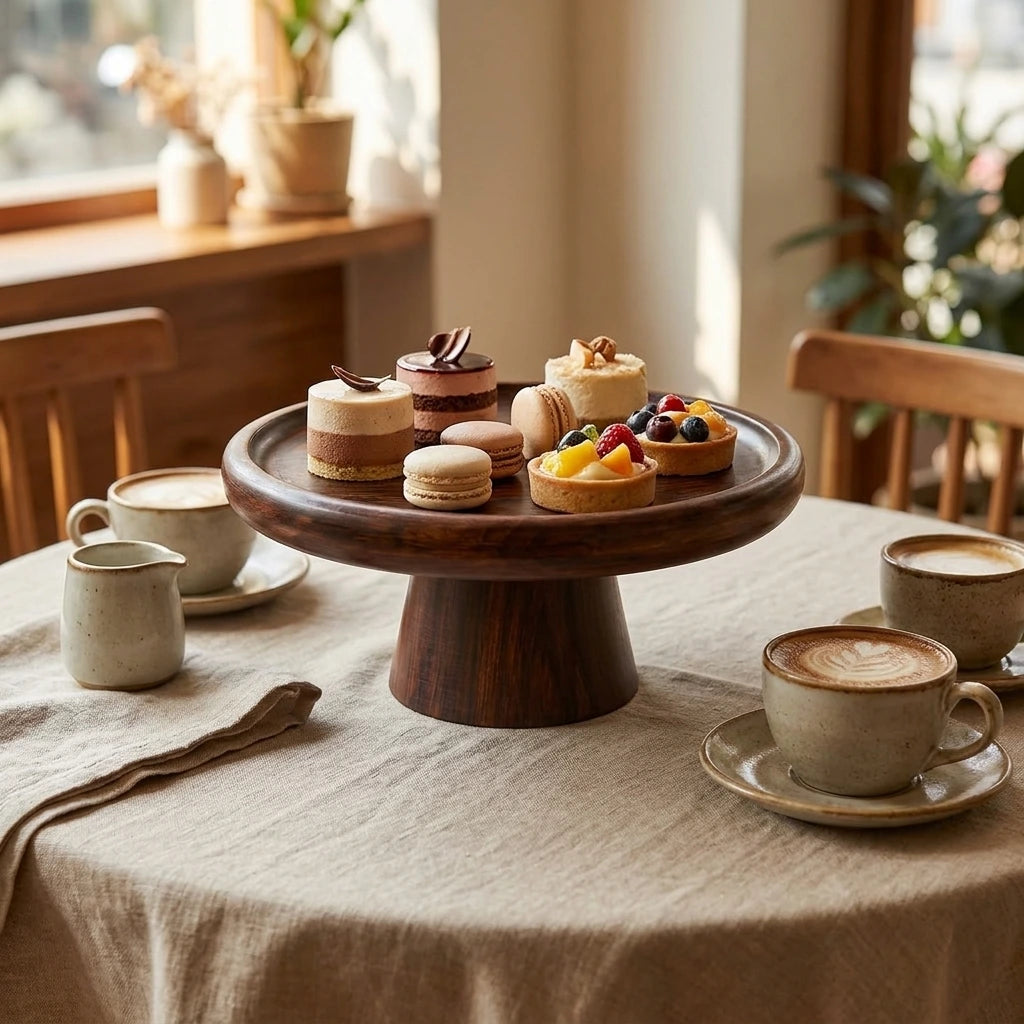 Premium Sheesham Wood Cake Stand