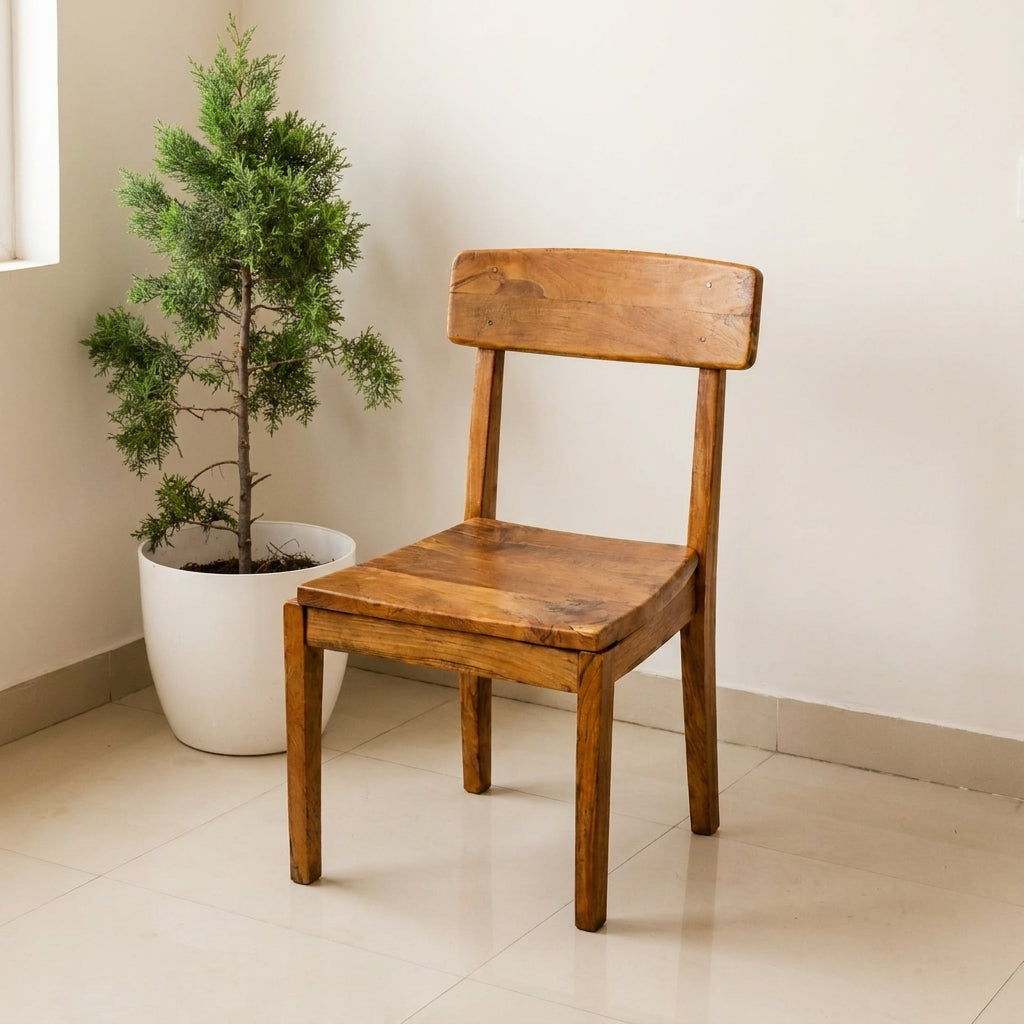 Bandish Handmade Solid Wood Chair