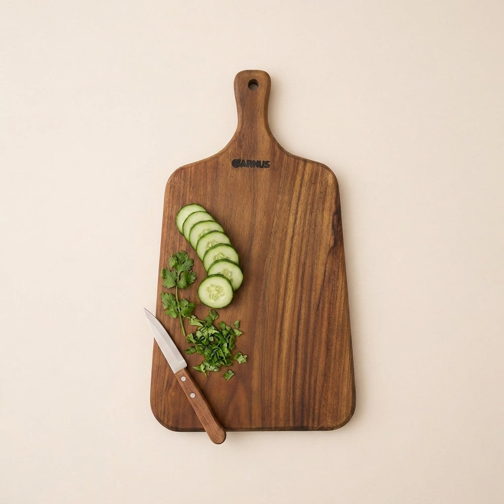 Teak Wood Chopping Board with Handle