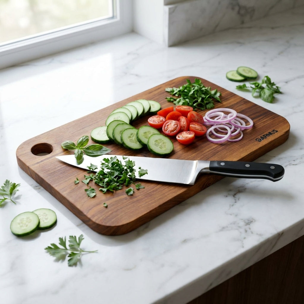 Teak Wood Rectangular Cutting Board