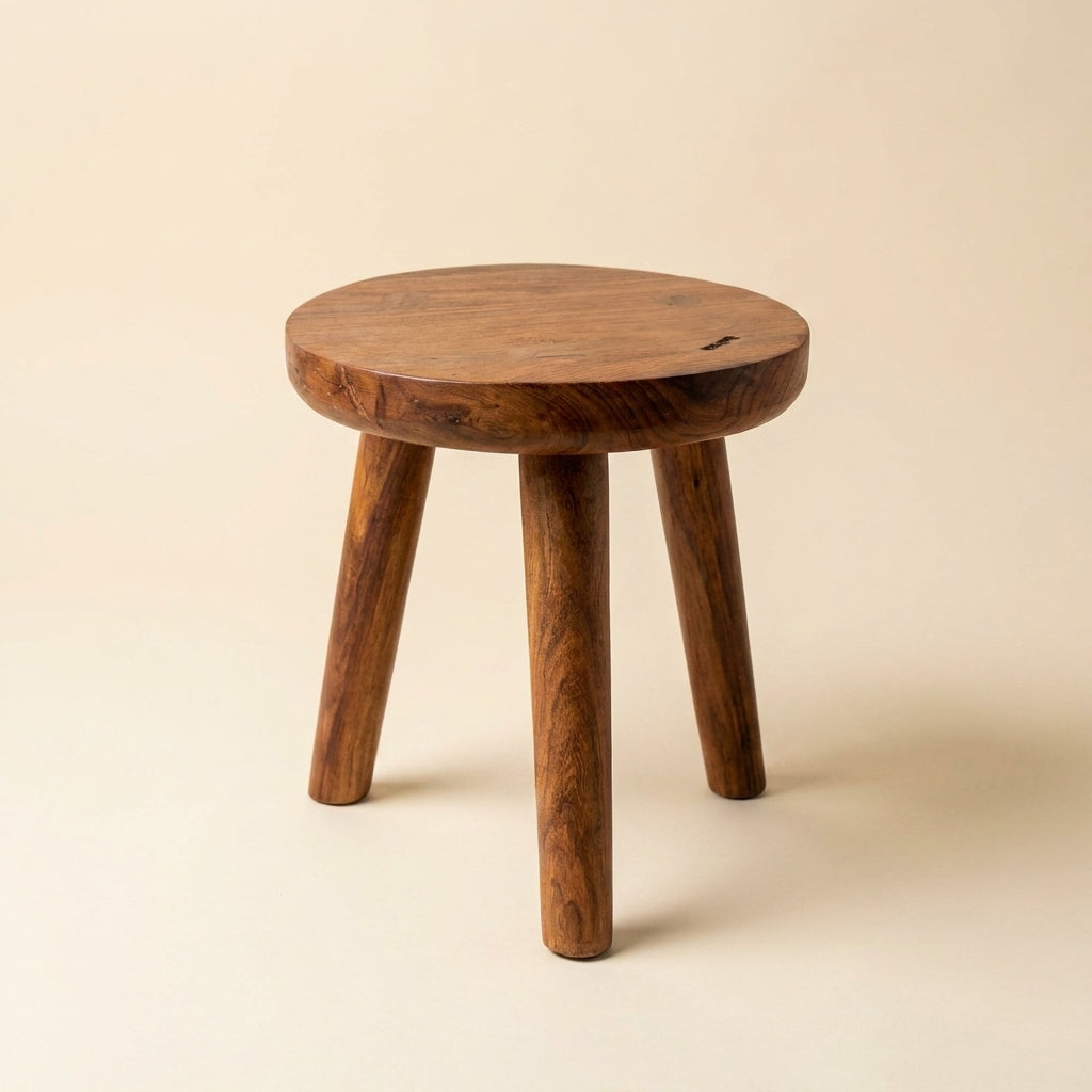 Uttarakhand Sheesham Wood Stool