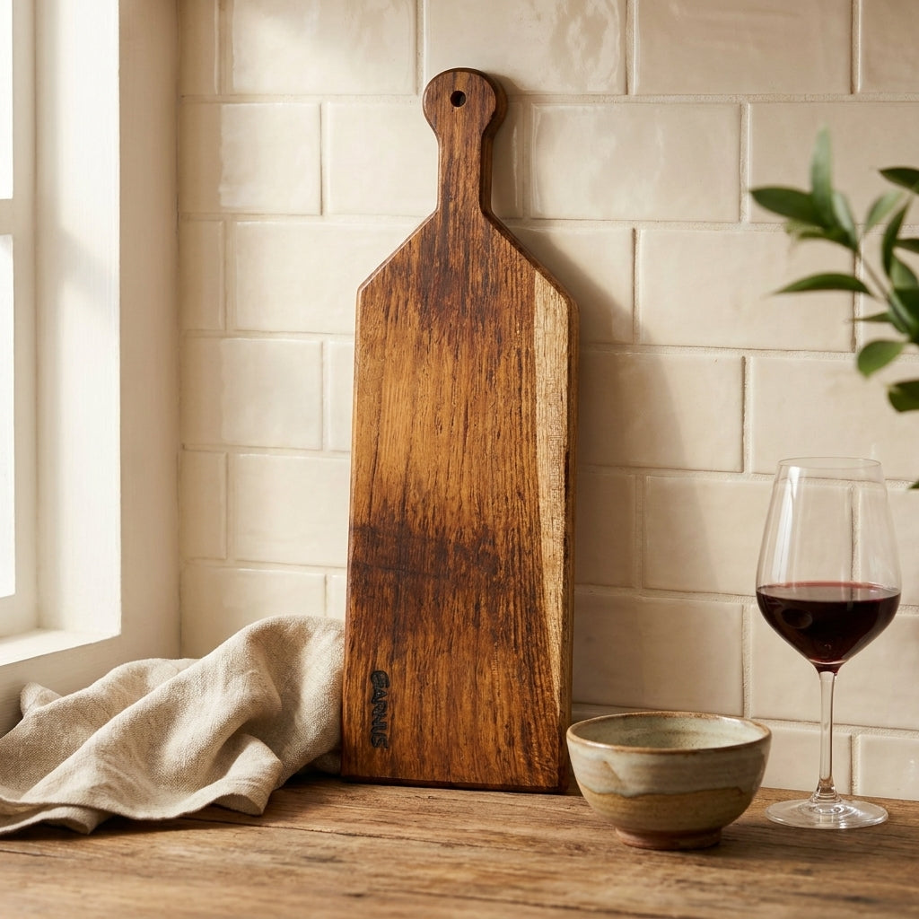 Serving cum Charcuterie Board with Handle