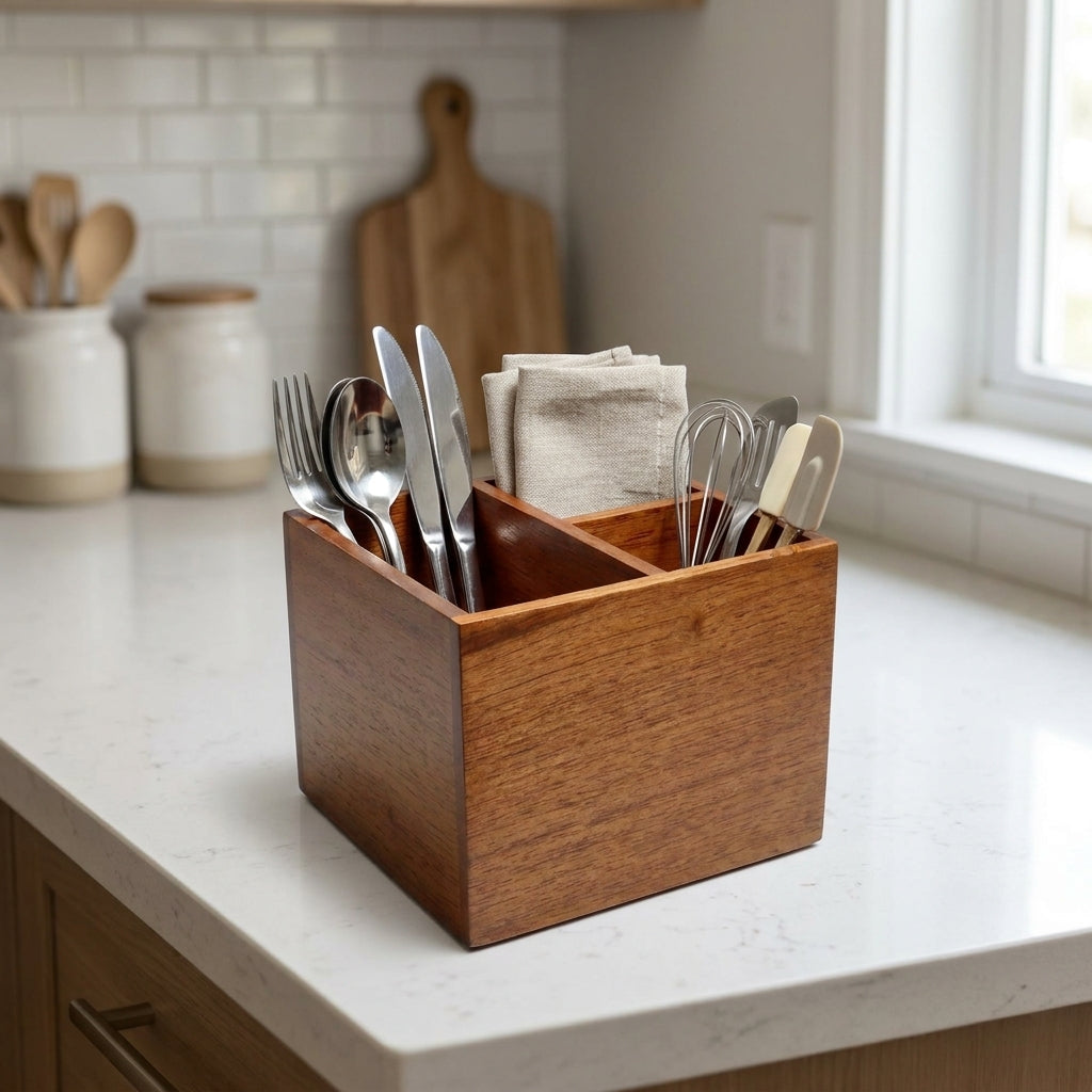 Mahogany Desk Organizer