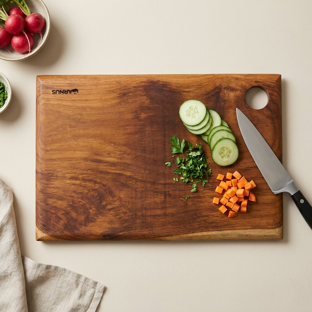 Organic Teak Wood Chopping Board