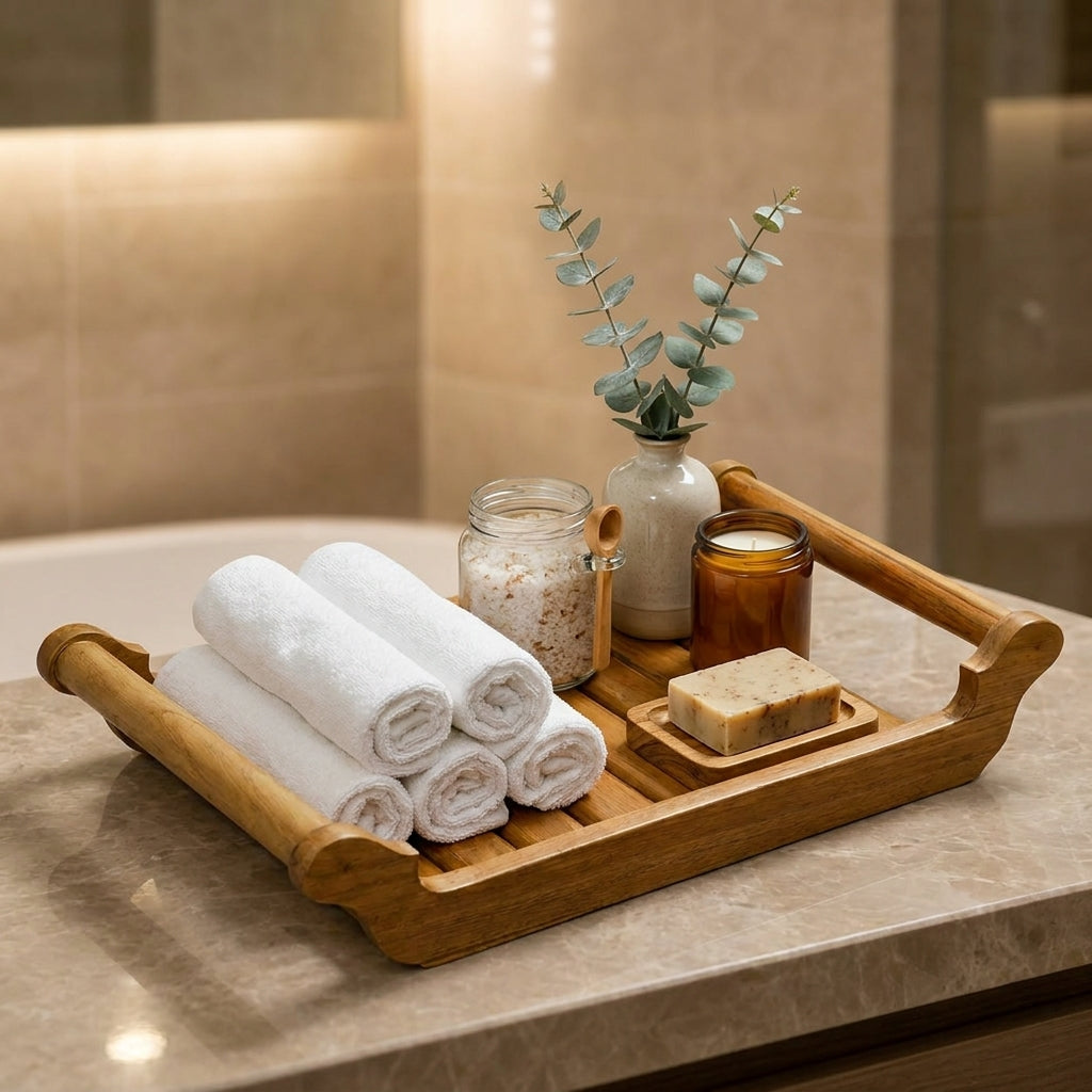 Classic Teak Wood Tray