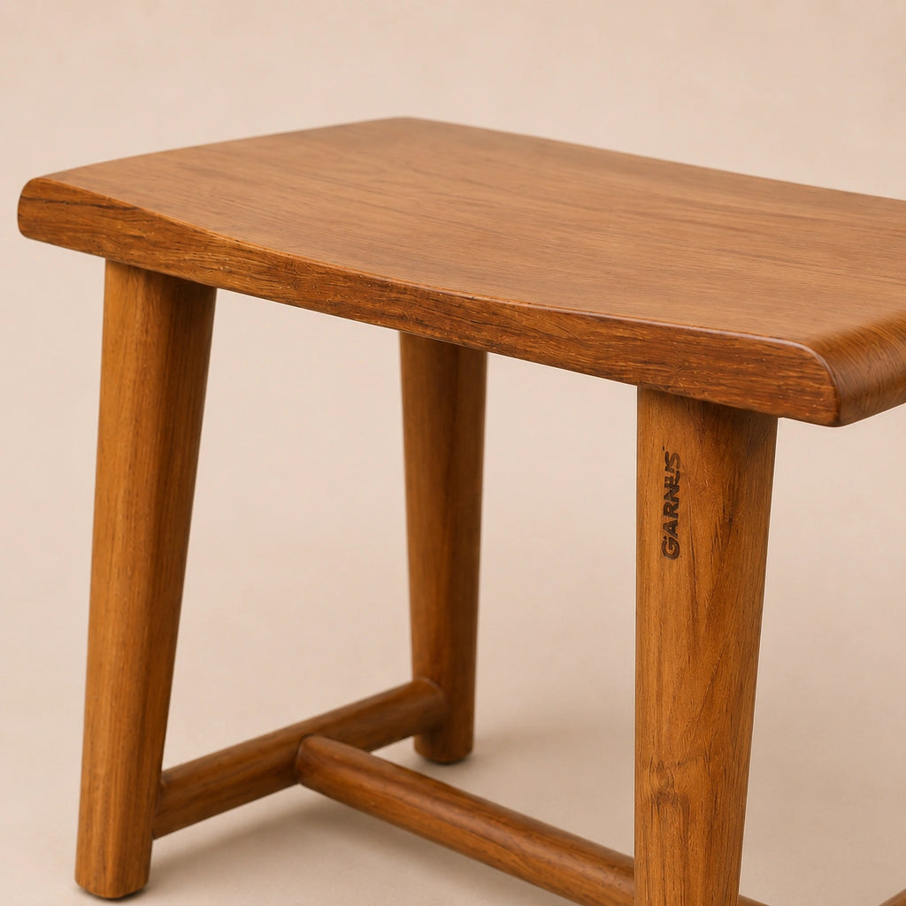 Teak Wood Single Seat Bench