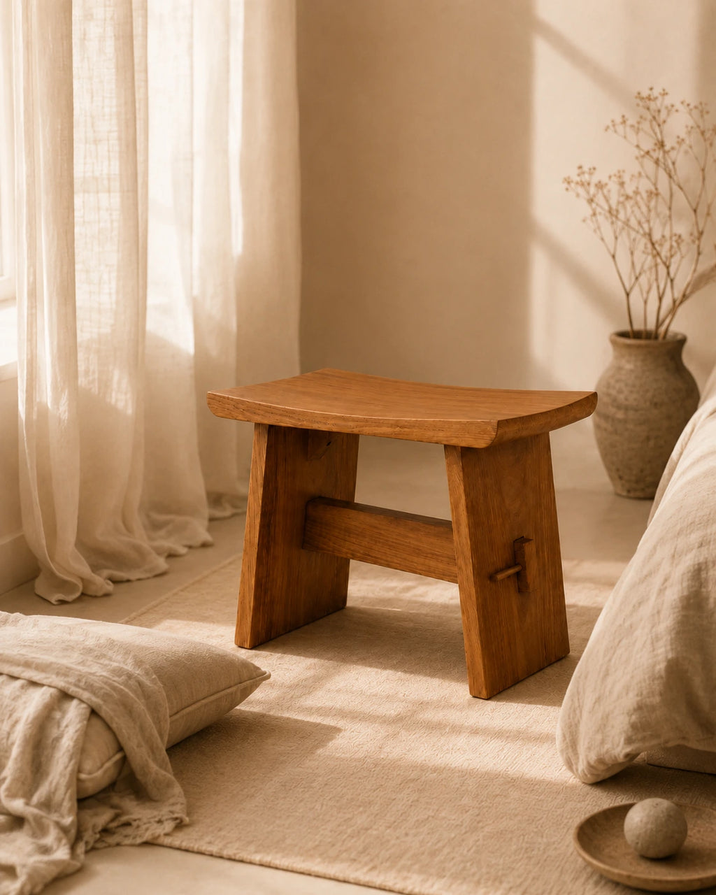 Classic Teak Wood Bench