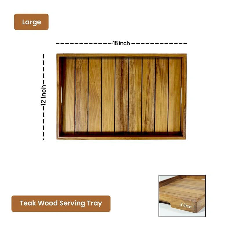Era Teak Wood Serving Tray