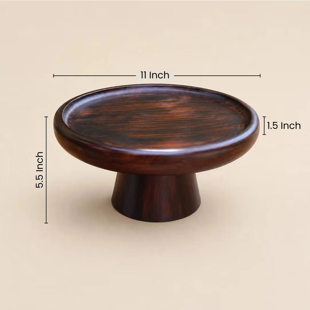 Premium Sheesham Wood Cake Stand