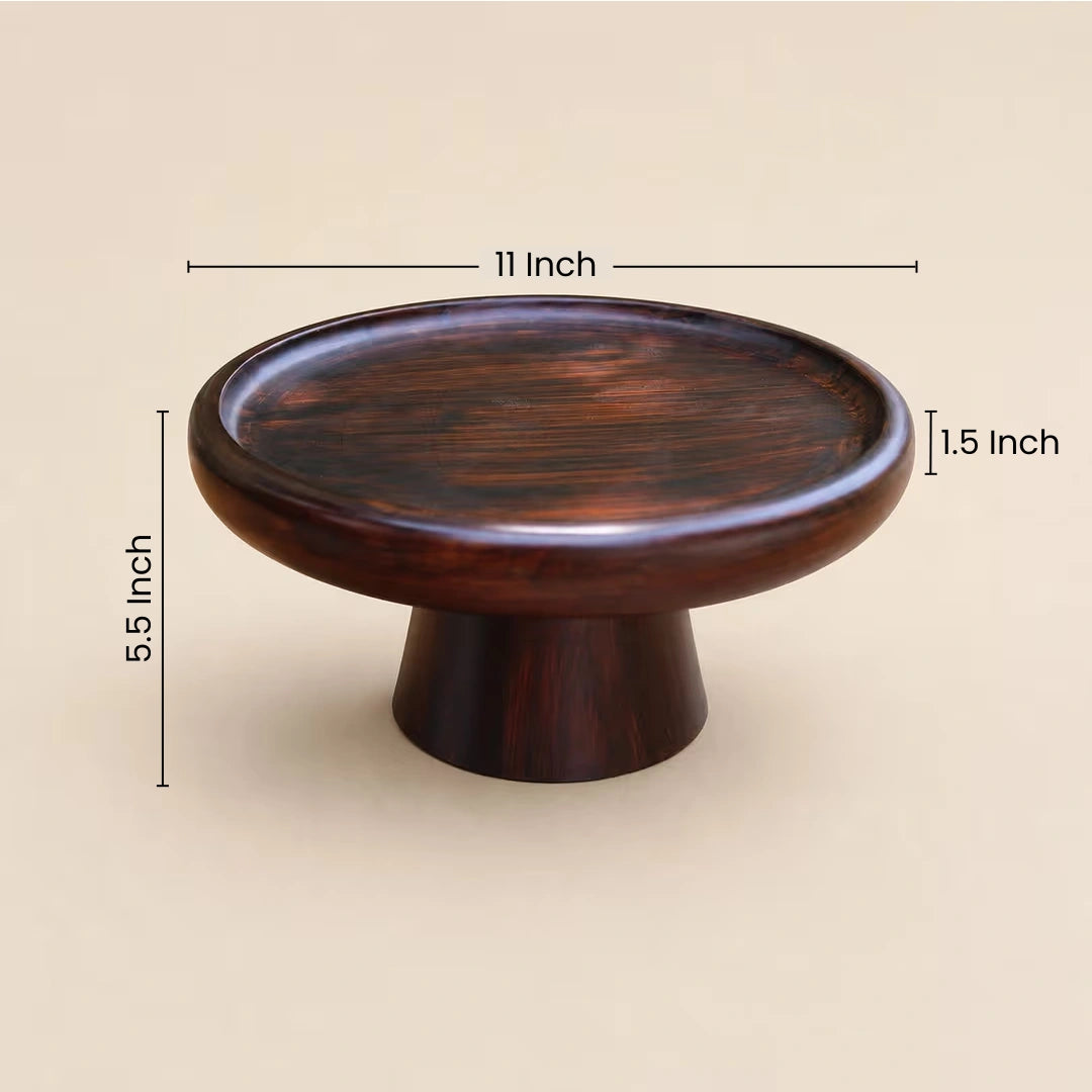 Premium Sheesham Wood Cake Stand
