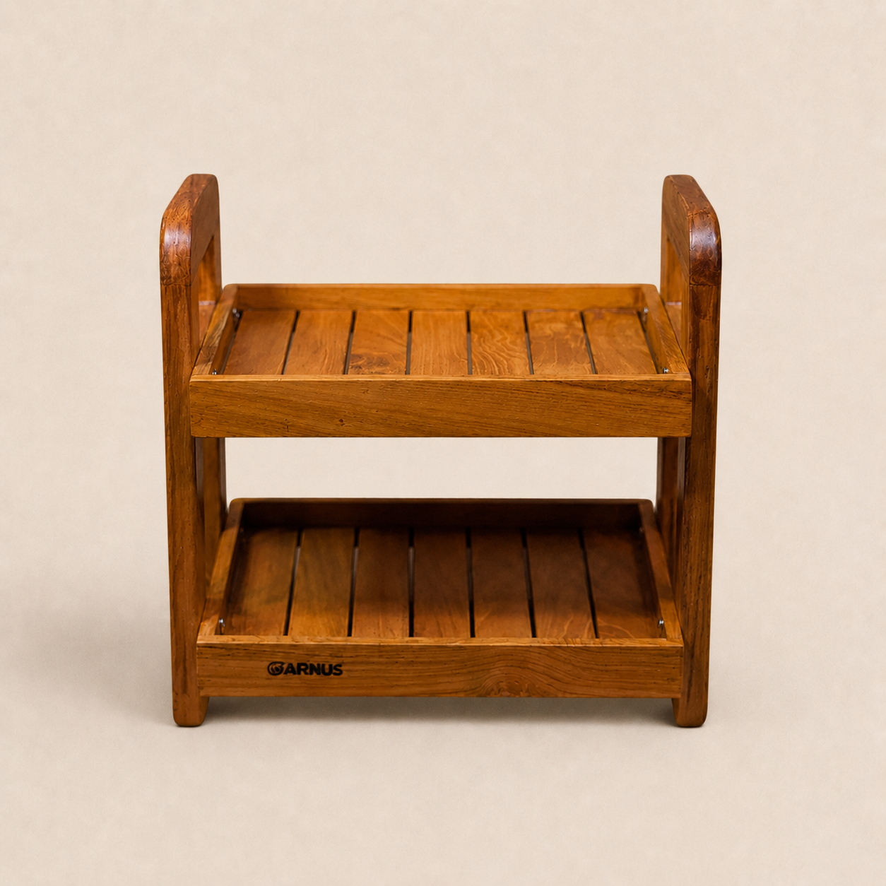 Premium Teak Wood Shelf Organizer