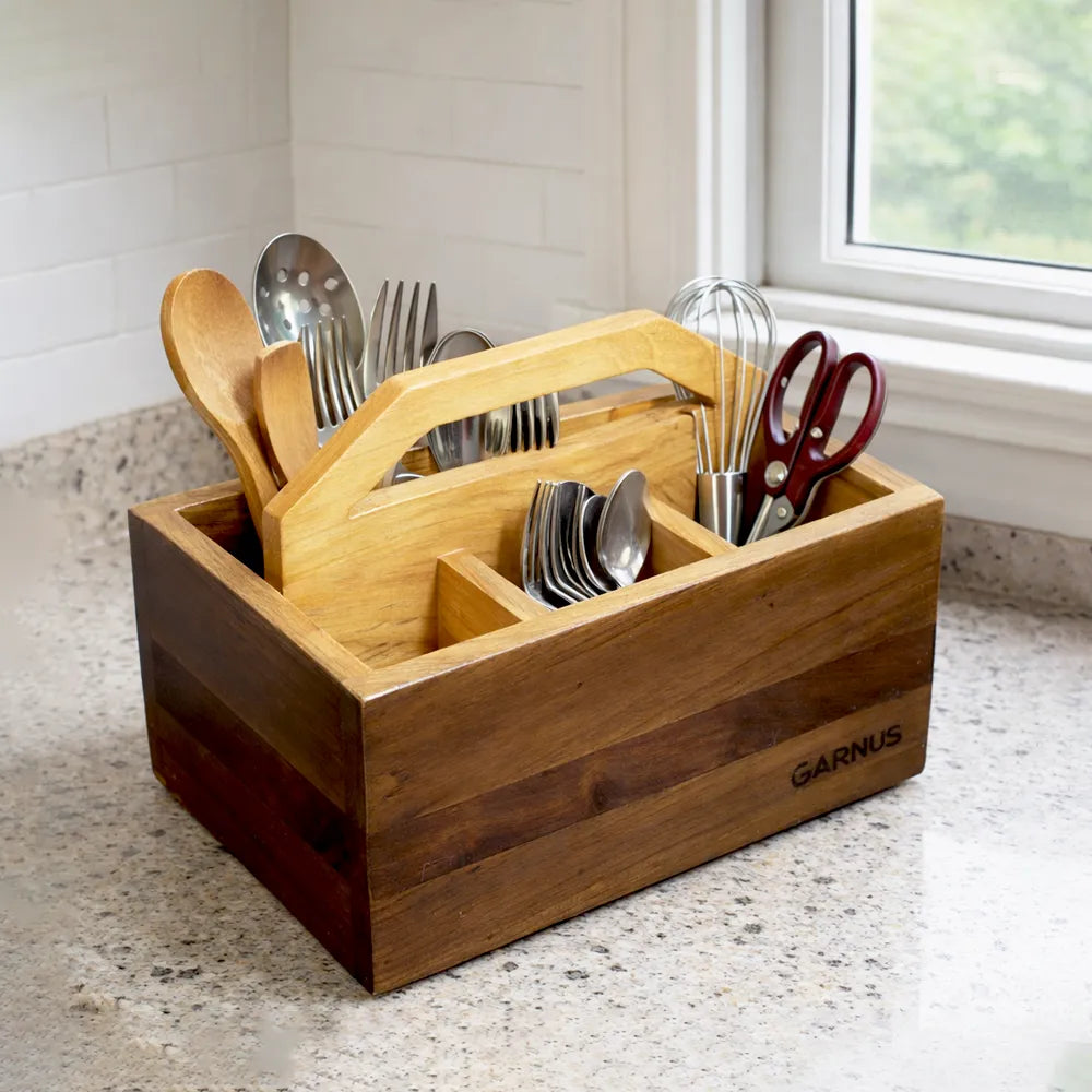 Wooden Multipurpose Organiser Box