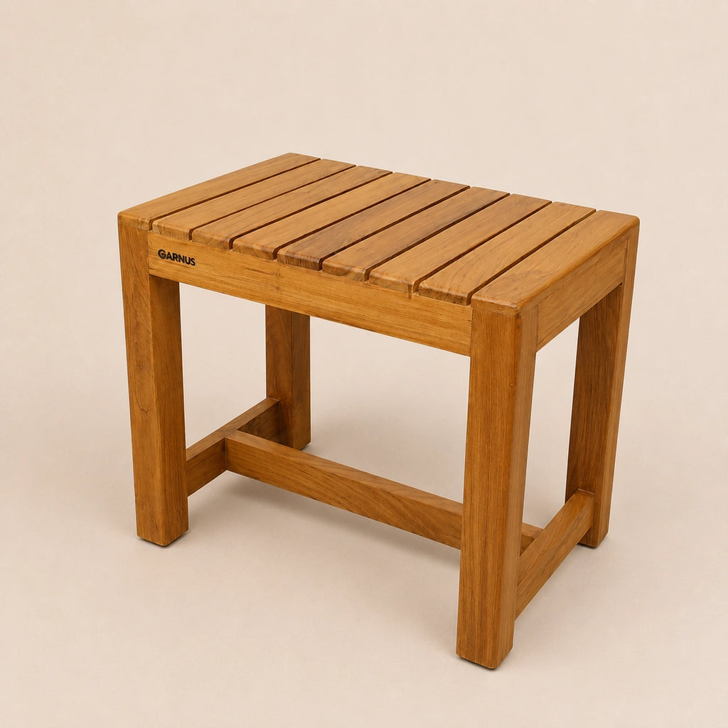 Solid Teak Wood Stool