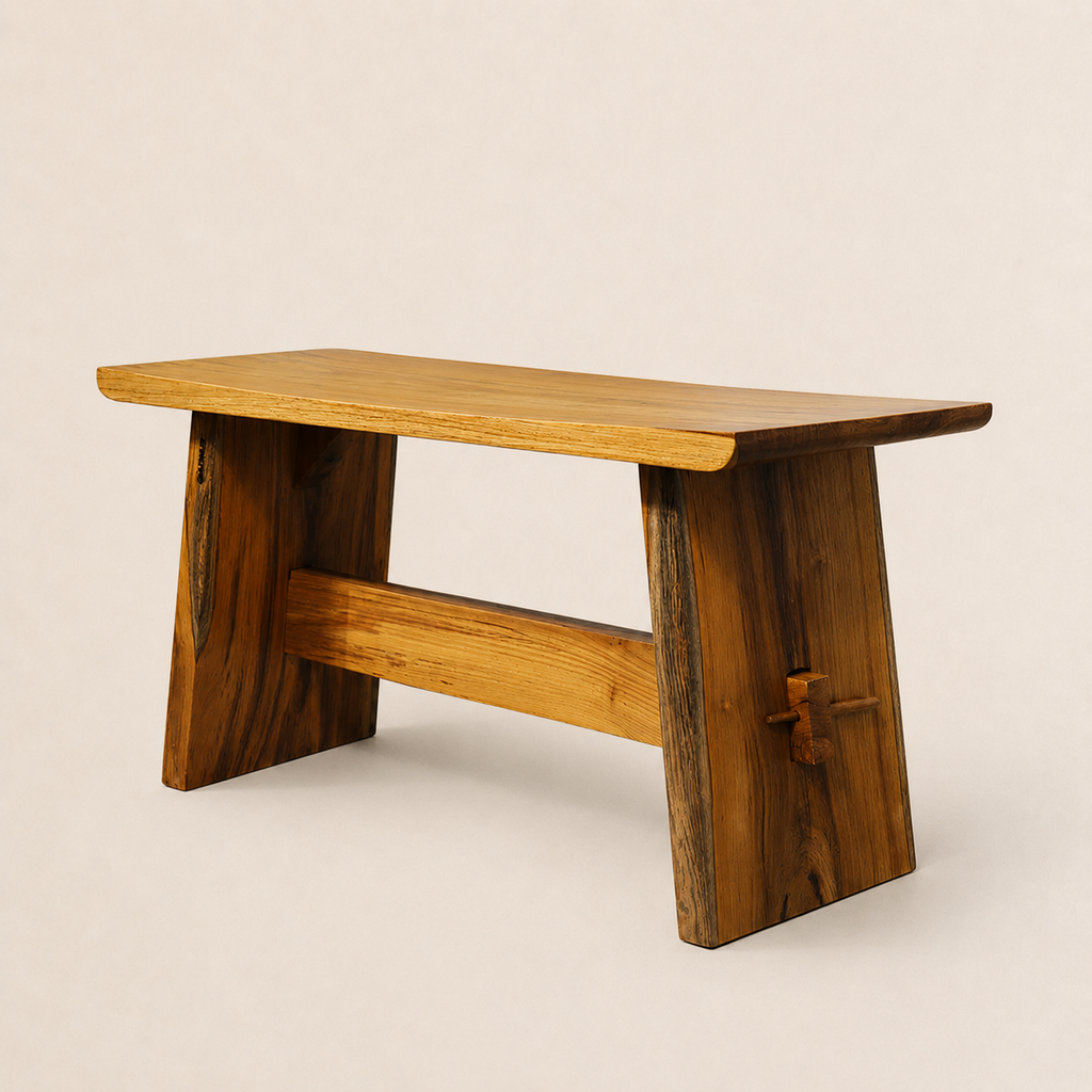 Taal Wooden Solid Bench - Medium