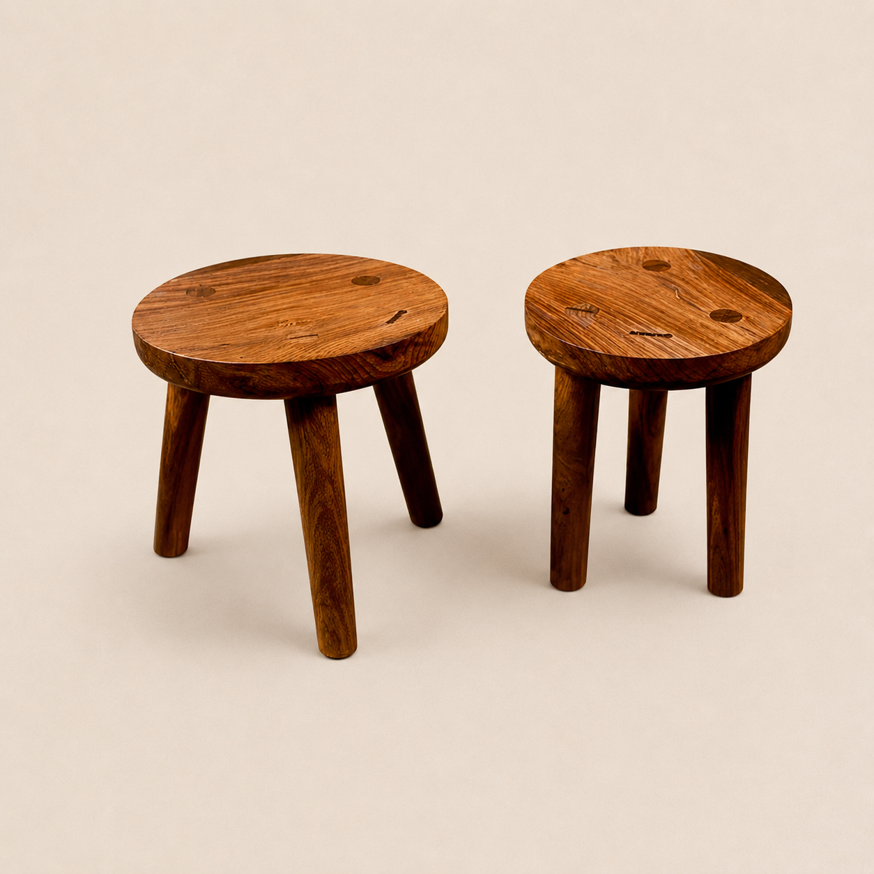 Uttarakhand Sheesham Wood Stool
