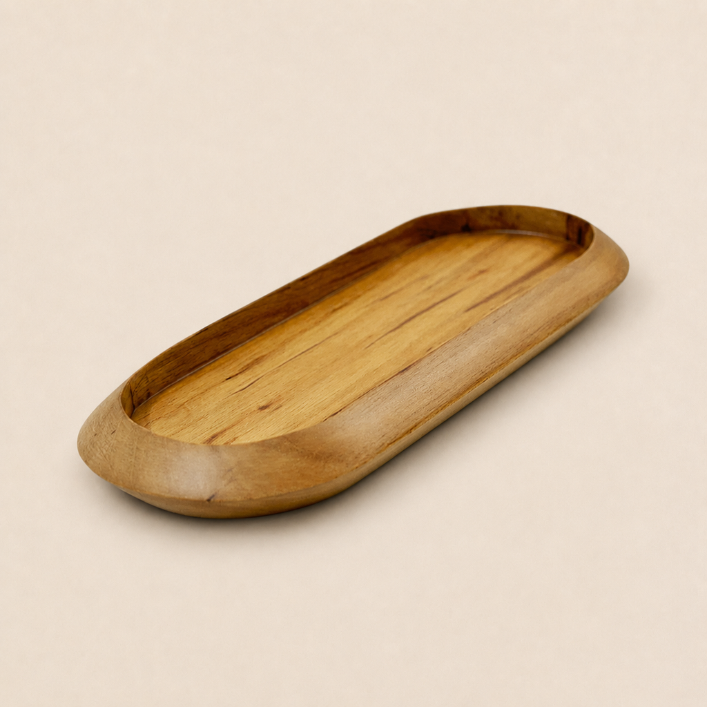 Wooden Desk Organiser Tray