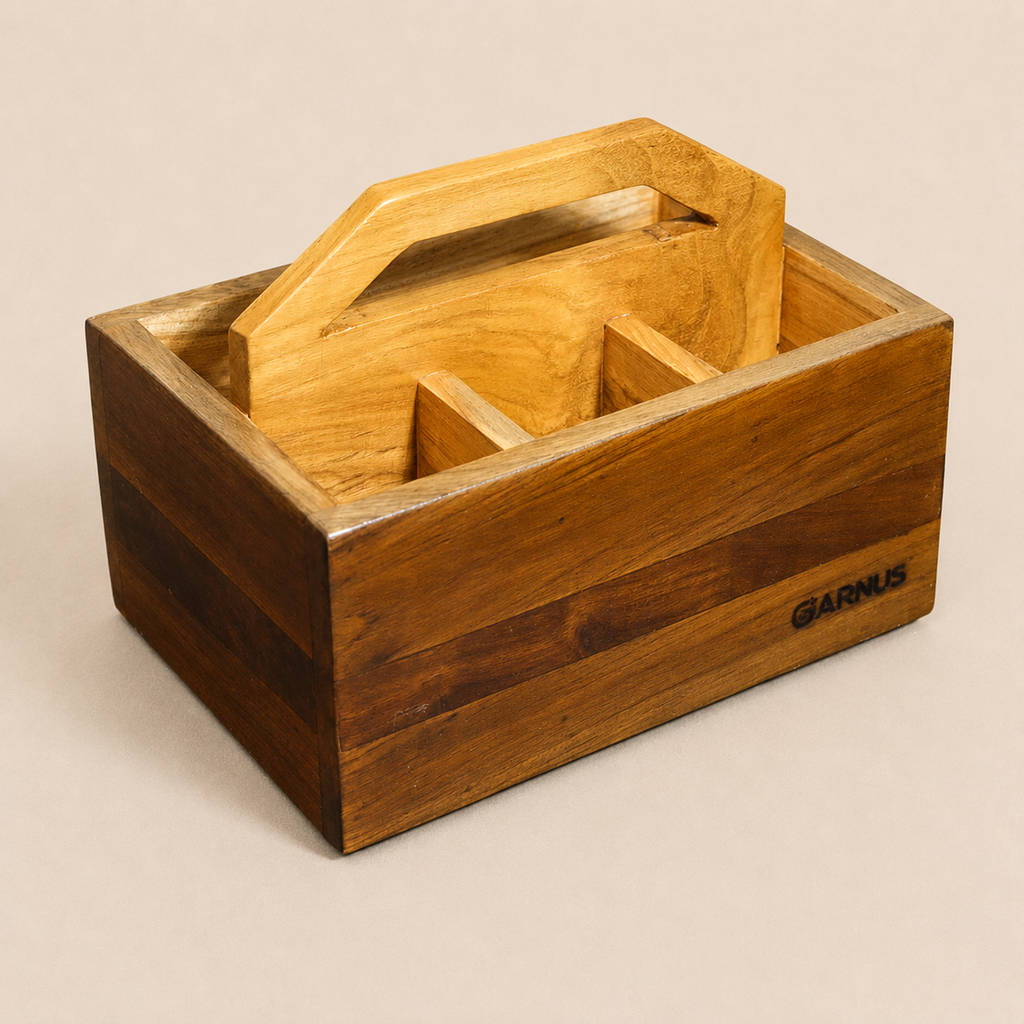 Wooden Multipurpose Organiser Box