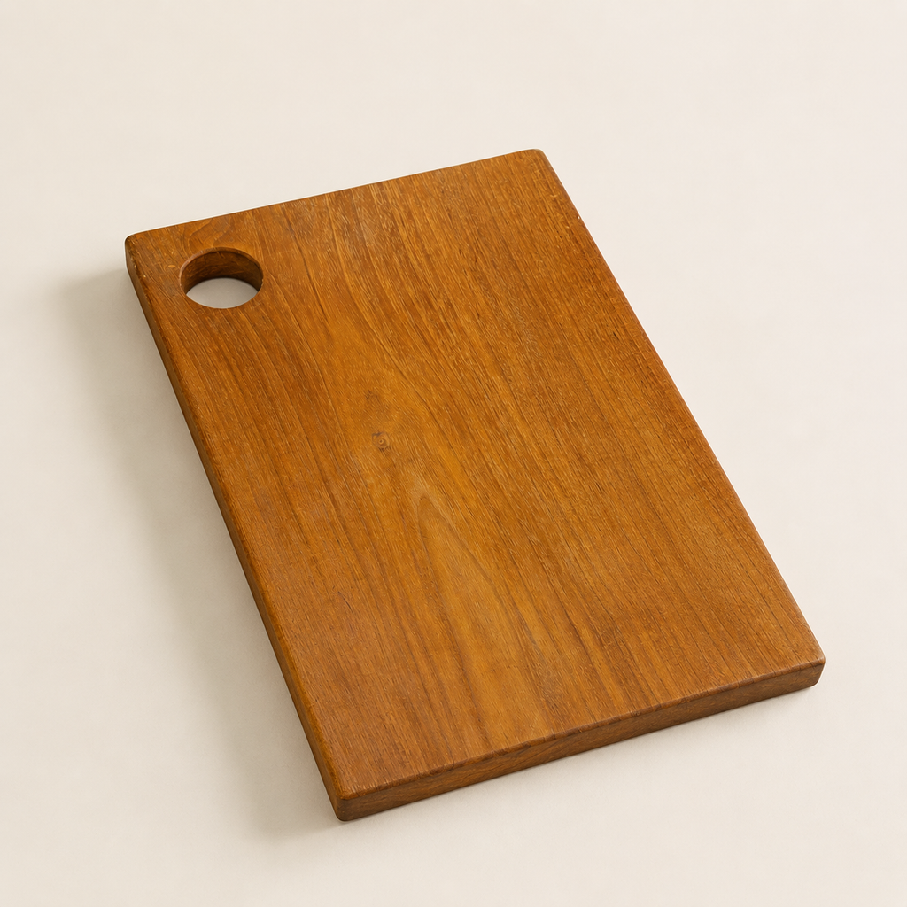 Standard Teak Wood Chopping Board with Holder
