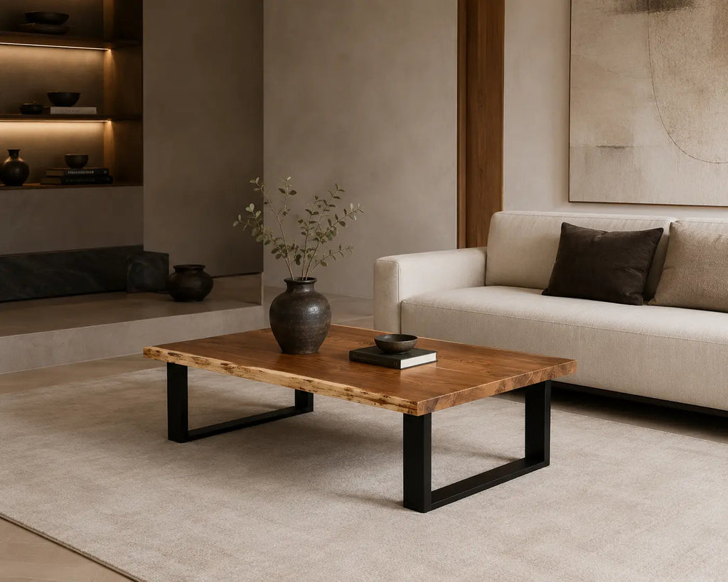 Solid Teak Wood Table (With Dark Walnut colour legs)
