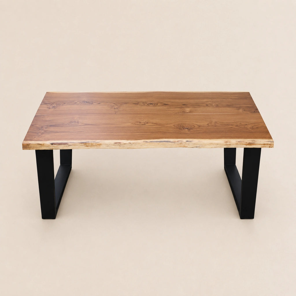 Solid Teak Wood Table (With Dark Walnut colour legs)