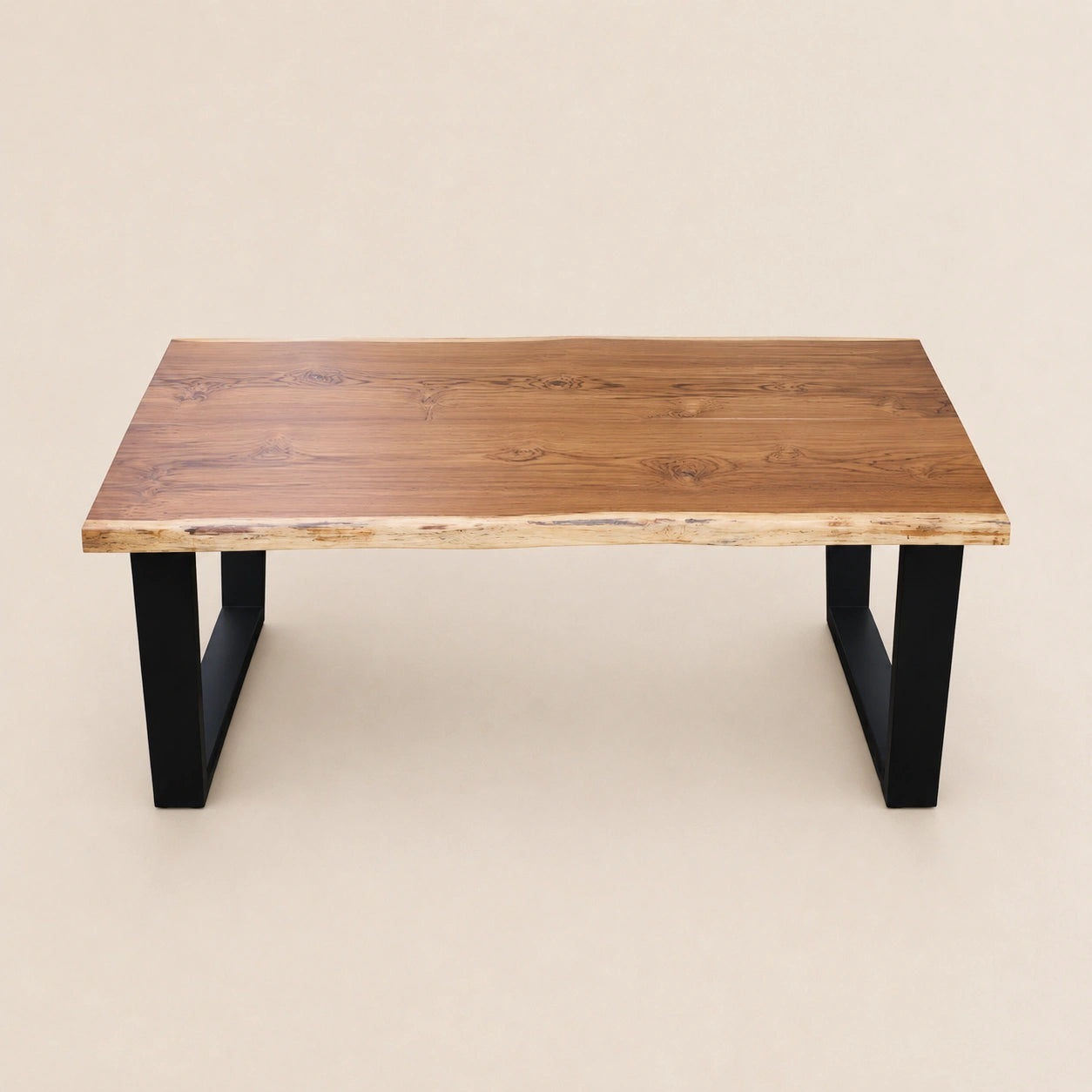 Solid Teak Wood Table (With Dark Walnut colour legs)